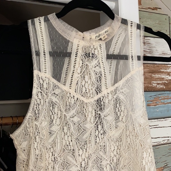 Rebellion Lace Top - Picture 2 of 5